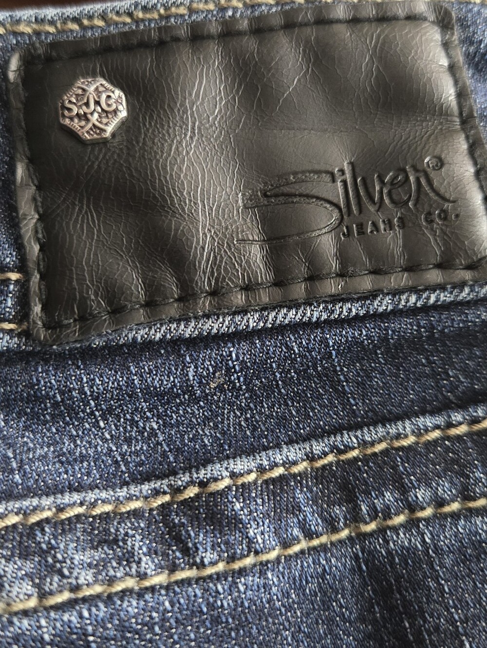 Silver Suki Low Rise Straight Leg Jean Womens Size 32 - Picture 15 of 15